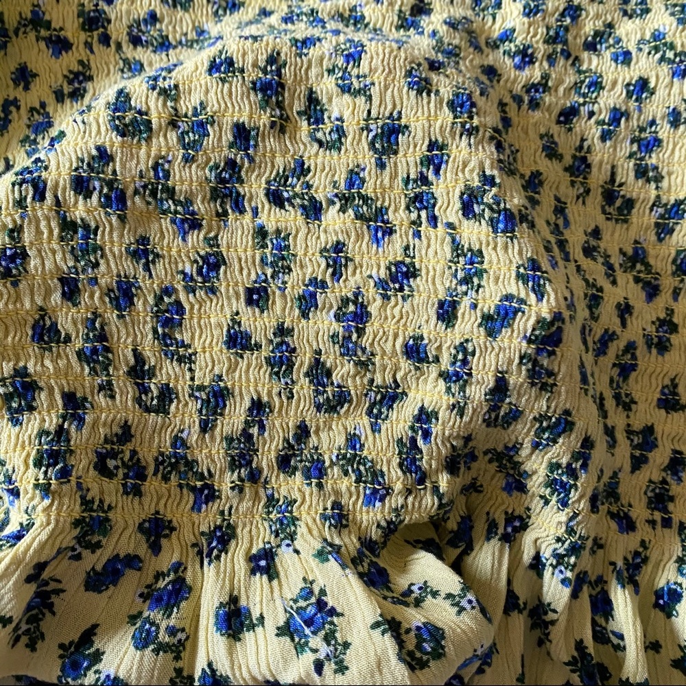 Yellow Ruffled Justice top - Picture 5 of 5